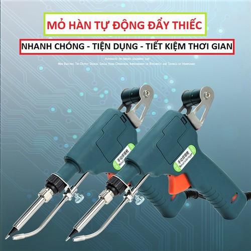 Mỏ hàn tự động đẩy thiếc hàn 60W mũi thẳng hàng cao cấp siêu bền