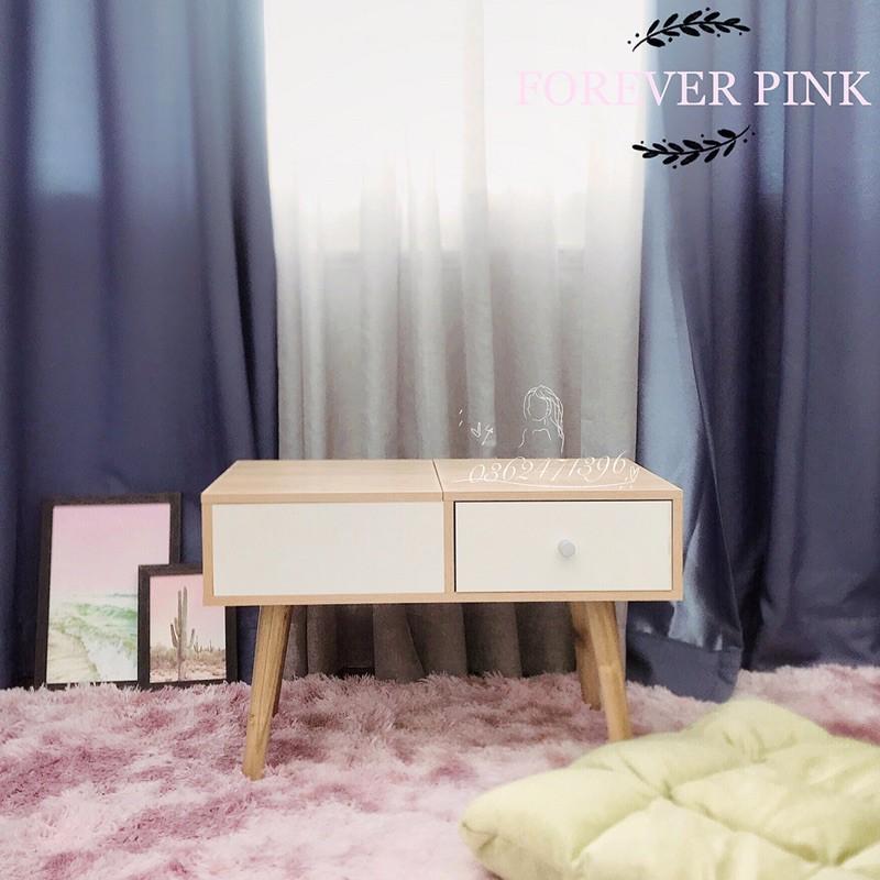 Bàn Trang Điểm Ngồi Bệt Mini Gỗ Malaysia - Hàng Xuất Khẩu Nhật - Bảo hành 1 Năm 1 Đổi 1 - Hiệu Forever Pink