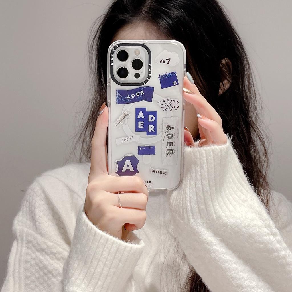 Ốp Lưng Silicon Cho iphone 14 Pro Max / 14 Pro / 13 Pro Max / 12 Pro Max ADER Trong Suốt - Bum Store Galaxy Case