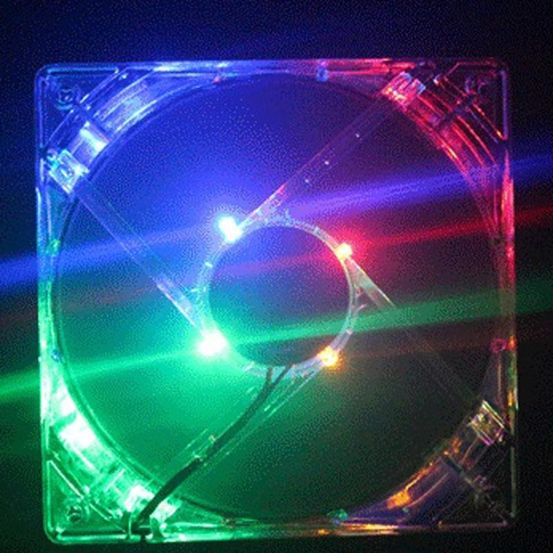 FunnyQuạt tản nhiệt CPU 80mm có đèn LED RGB