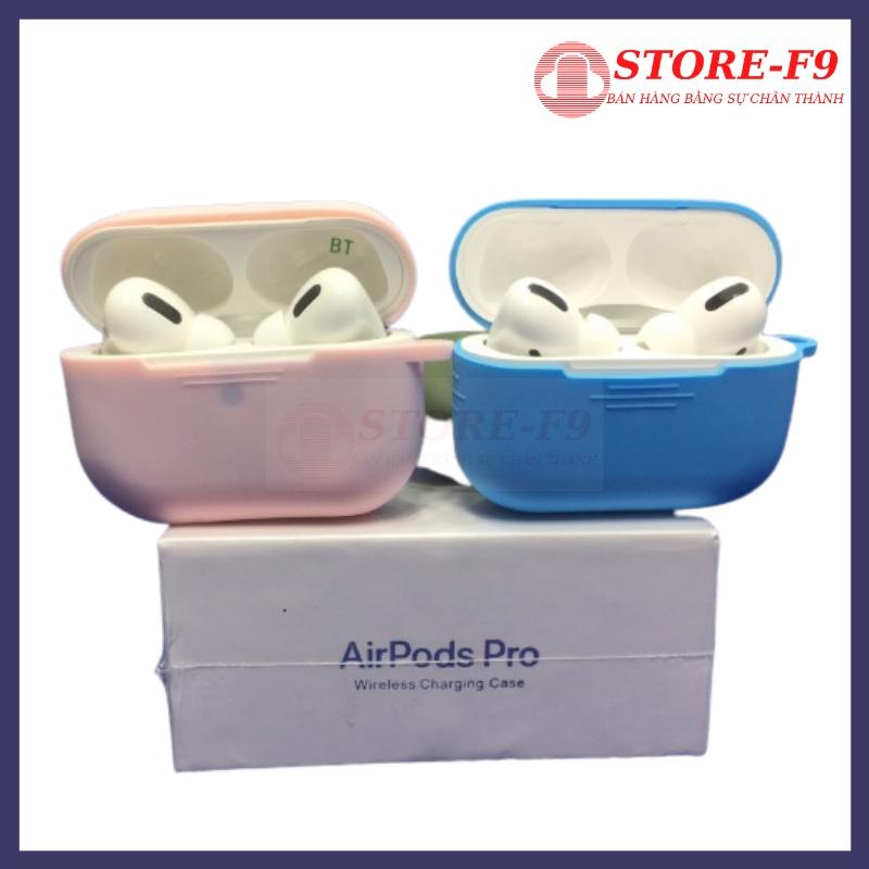 Vỏ Bảo Vệ Bao Đựng bằng cao su kèm móc treo cho Tai Nghe Air pod Pro 3