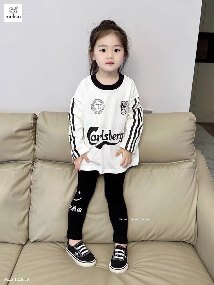 Bộ cotton bé gái 11 đến 45kg