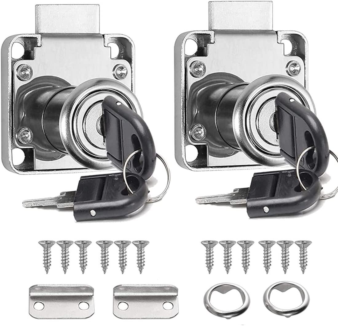 Cam Lock Khóa tủ an toàn bằng chìa khóa - Các loại khóa khác nhau dành cho tủ, hộp thư, ngăn kéo, gia đình, văn phòng