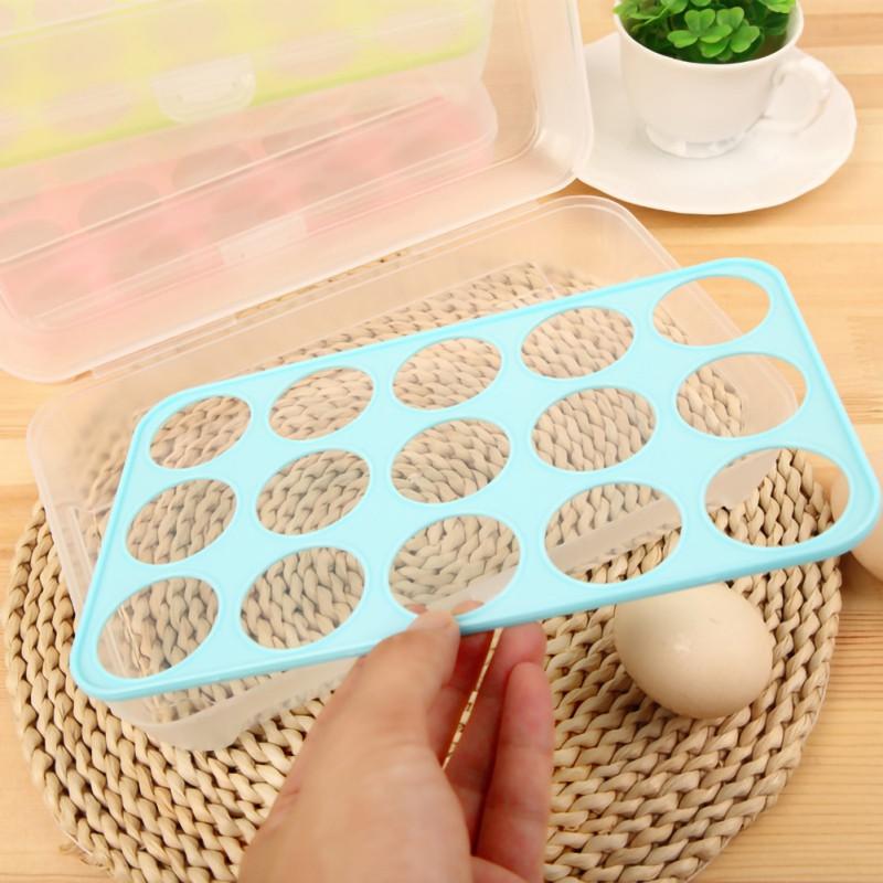 Hộp Nhựa Đựng Trứng 15 Ngăn