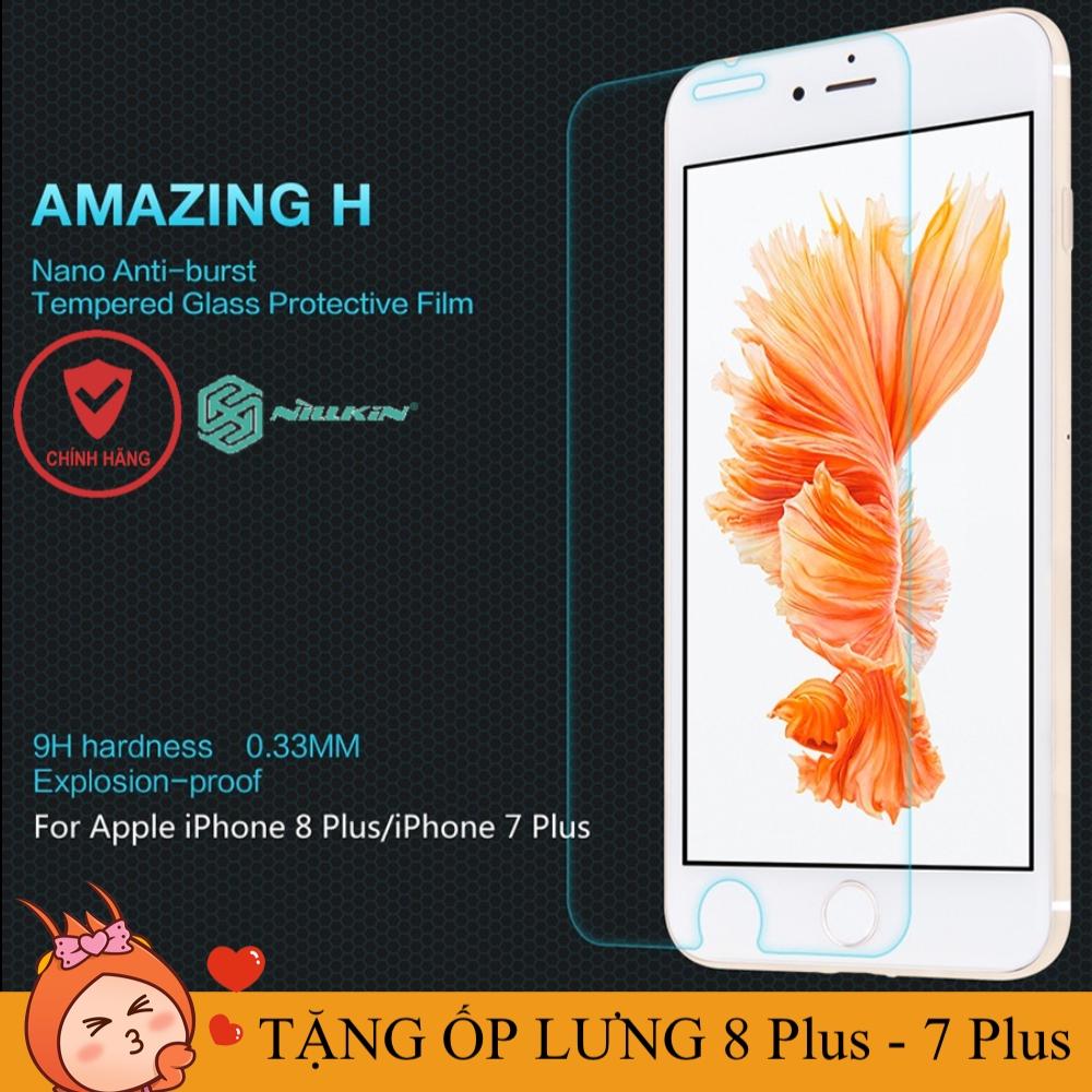 MIẾNG DÁN CƯỜNG LỰC DÀNH CHO IPHONE 8 PLUS/7 PLUS NILLKIN AMAZING H