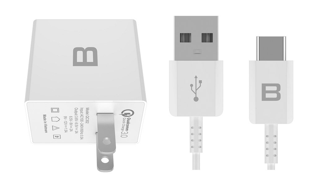 Dây cáp sạc Bphone USB to Type C - Hàng chính hãng