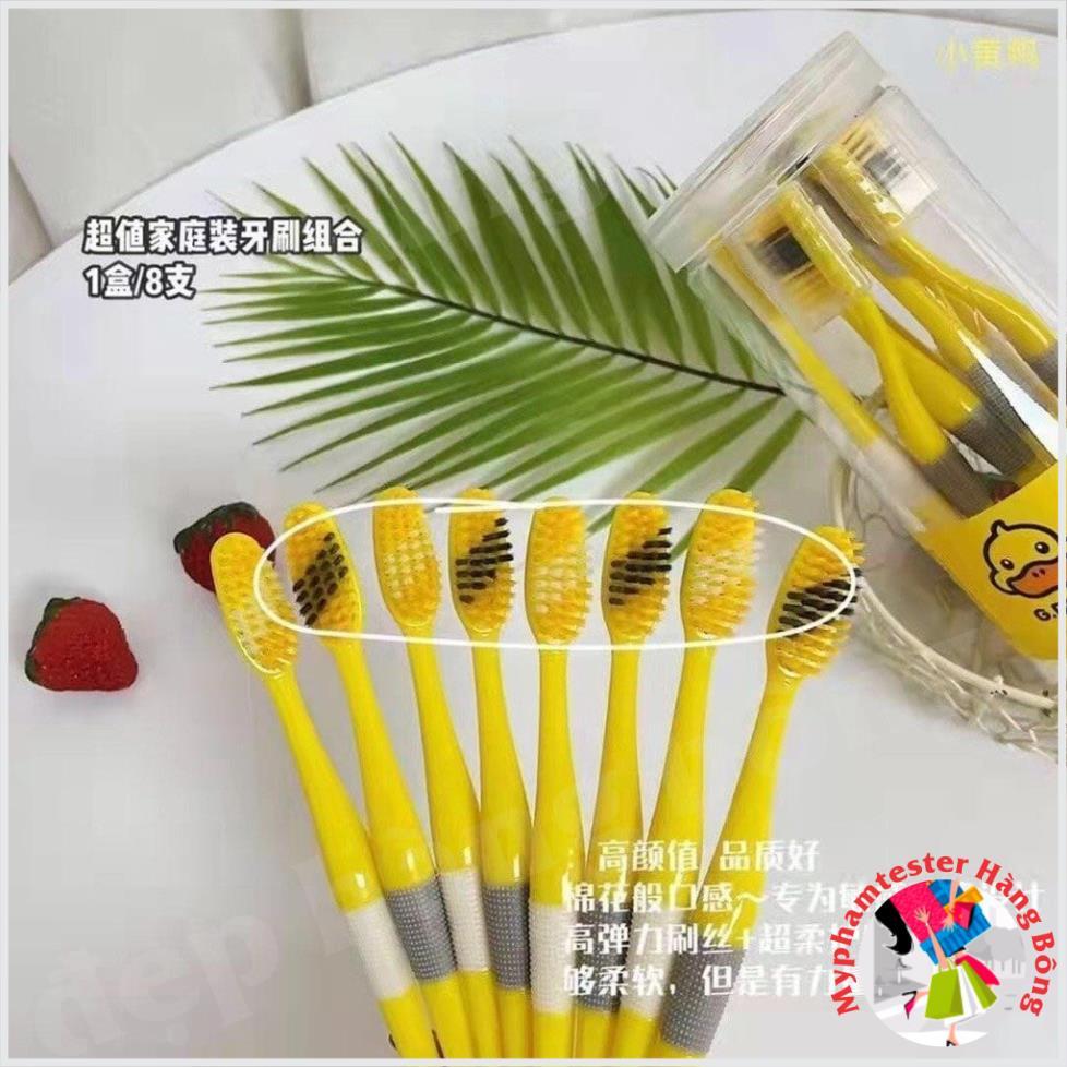 Bàn chải Vịt vàng G.DUCK kèm cạo lưỡi 2in1