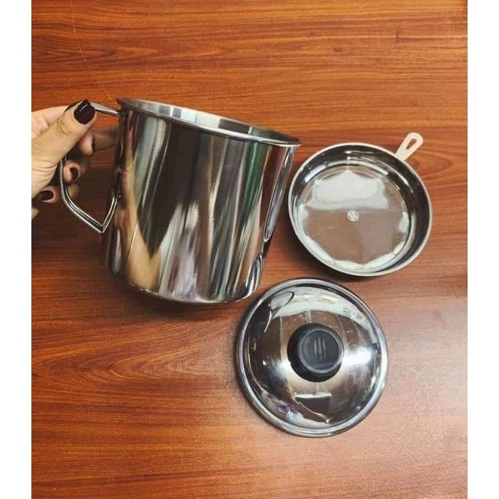 Ca Lọc Dầu Inox 304 Không Thấm Lọc DầU CựC Trong - Loại Tốt