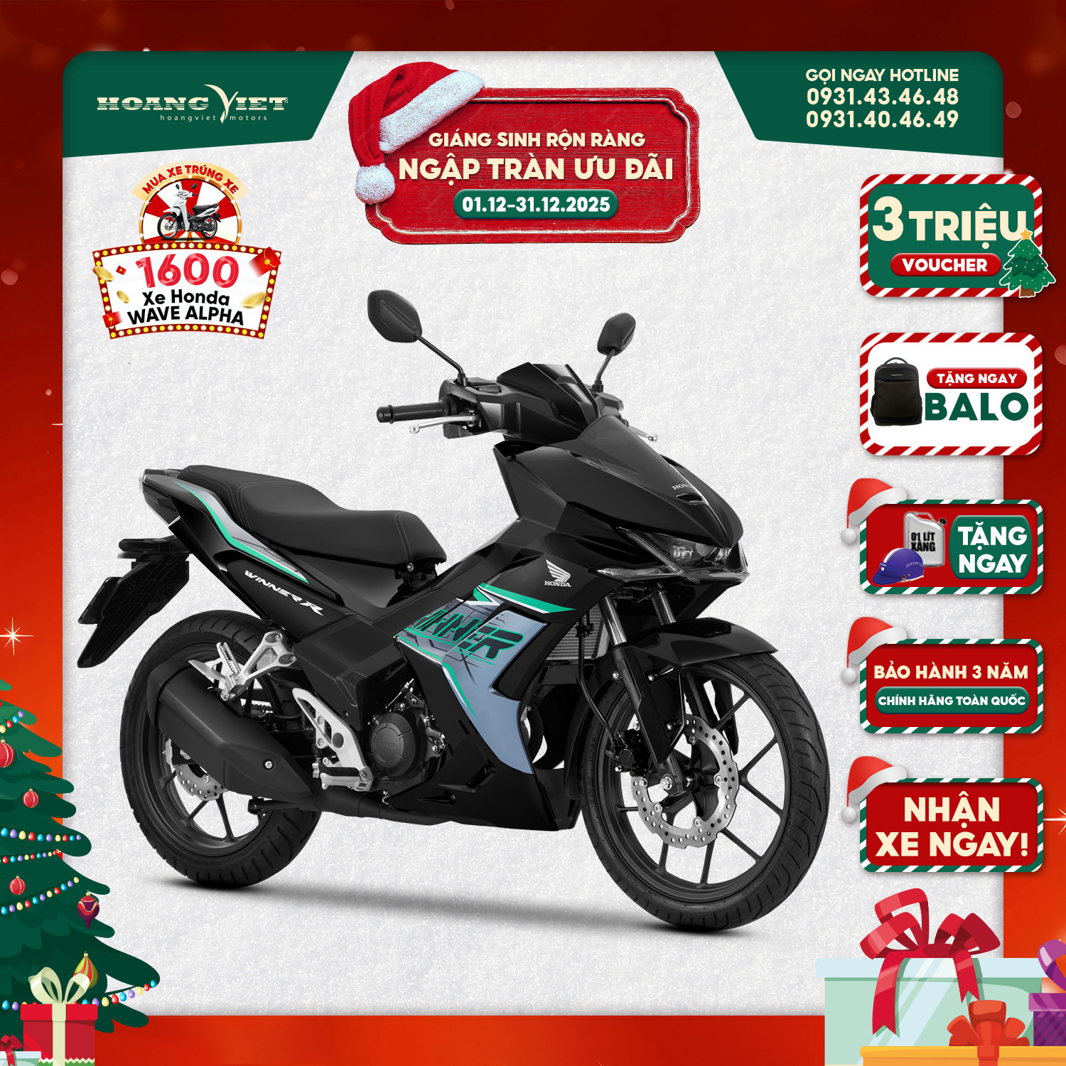 Xe Máy Honda Winner R 2026 - Phiên Bản Tiêu Chuẩn
