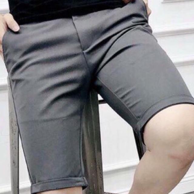 Quần Short Tây Âu Cao Cấp Vải Giản Nhẹ