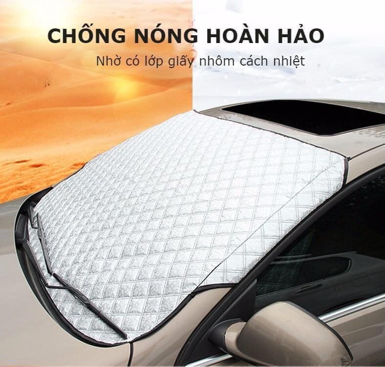 Bạt che nắng kính lái ô tô cao cấp - Cách nhiệt chống nóng hiệu quả