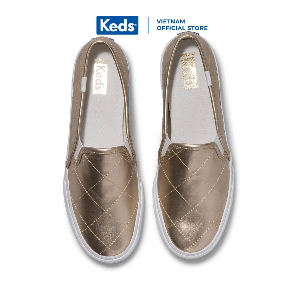 Giày Keds Nữ- Double Decker Quilted PU- KD065602