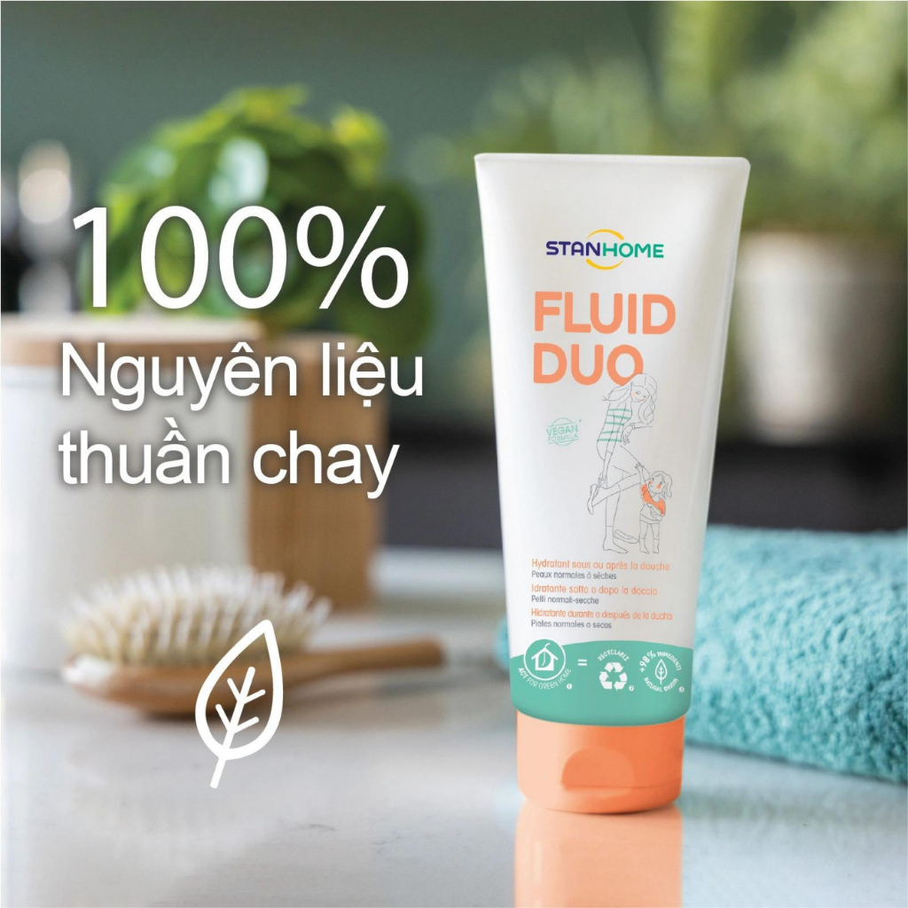 Kem dưỡng ẩm cho da khô, da nhạy cảm Stanhome FLuid Duo 250ml