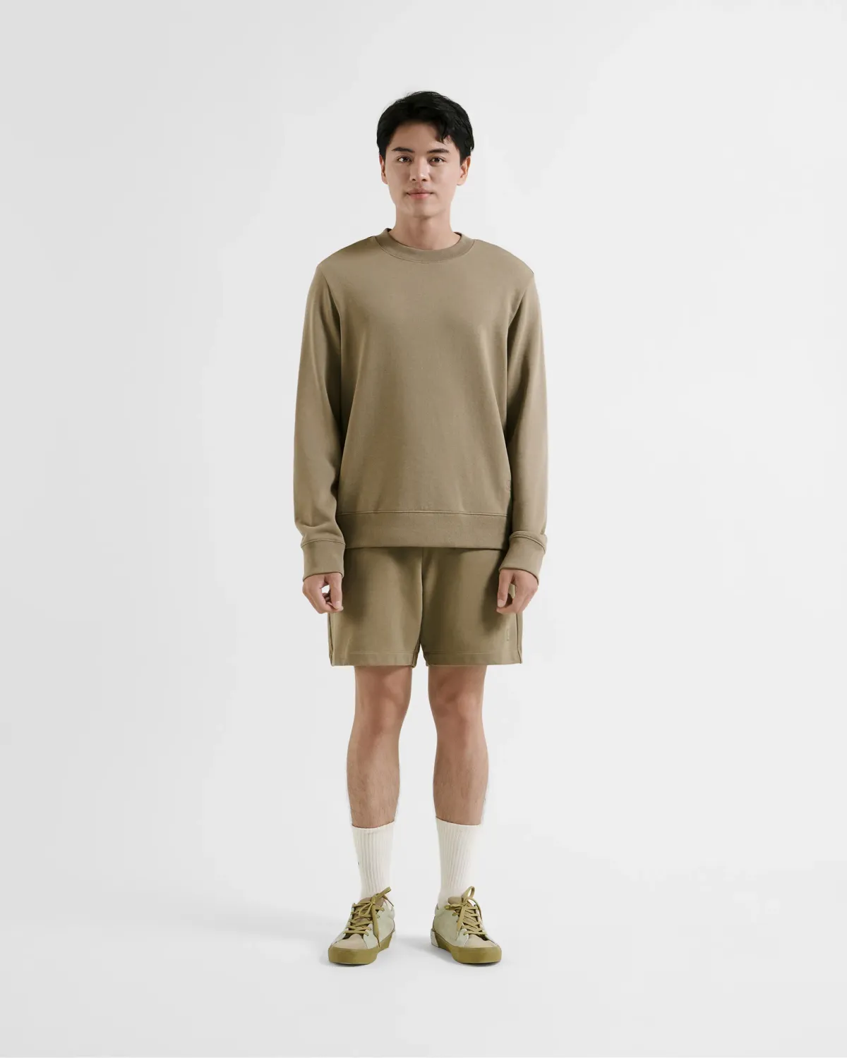 Áo sweatshirt nam có hình thêu form Fitted - ROUTINE 10F24SWE001 | LASTORE MENSWEAR