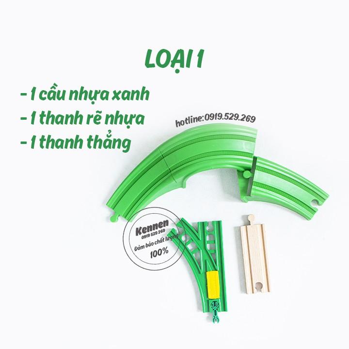 Mô hình ray gỗ siêu to 0.7 x 1 m