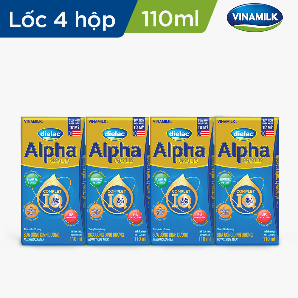 COMBO 48 HỘP SỮA BỘT PHA SẴN DIELAC ALPHA GOLD IQ