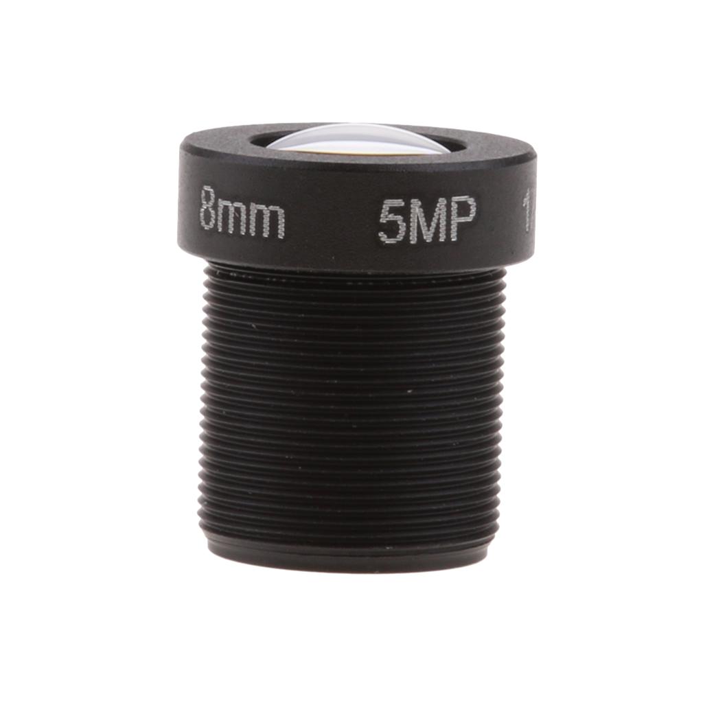 1/2.5'' HD 5mp 8mm 48 Degree Angle IR Board Lens M12 for Security IP Camera