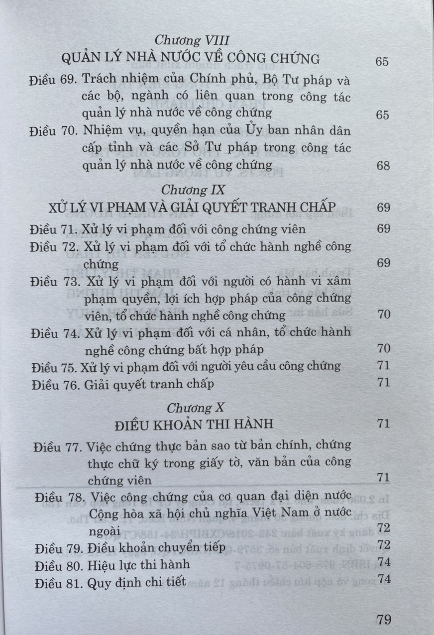 Luật Công Chứng ( Hiện Hành )