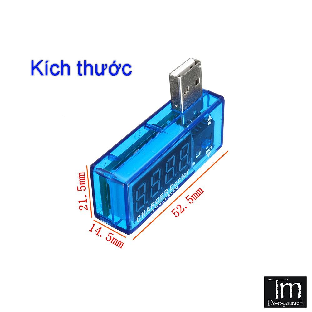 USB Tester Đo Dòng Áp V1 (0 ~ 3A)