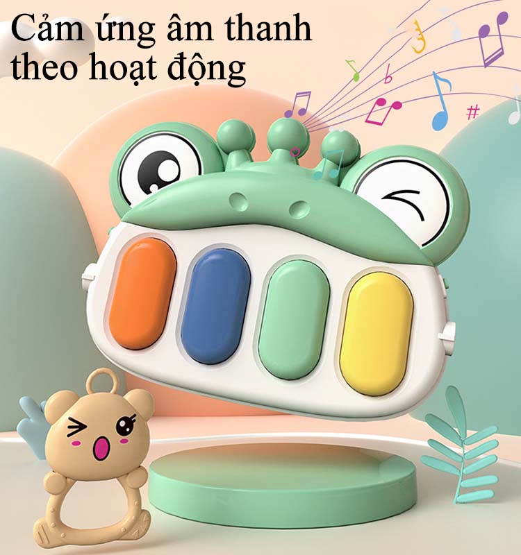 Thảm Nhạc Cho Bé Sơ Sinh Nằm Chơi Piano Gym Little Baby Đồ Chơi Cho Bé Sơ Sinh Vận Động 4 Giác Quan Thông Minh Hình Thú Đáng Yêu Thảm Chơi Cho Bé Kết Hợp Vận Động Có Cảm Biến Âm Nhạc