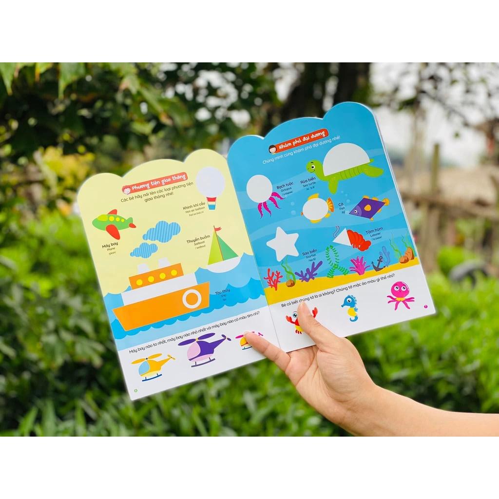 Bộ Sticker Bóc Dán Thông Minh Cho Bé Bóc Dán Nhiều Chủ Đề