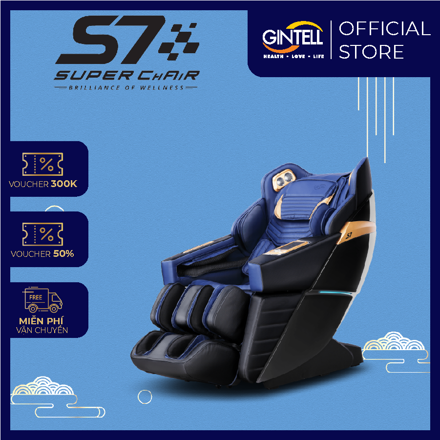 Ghế Massage GINTELL - S7 SUPERCHAIR Chính Hãng