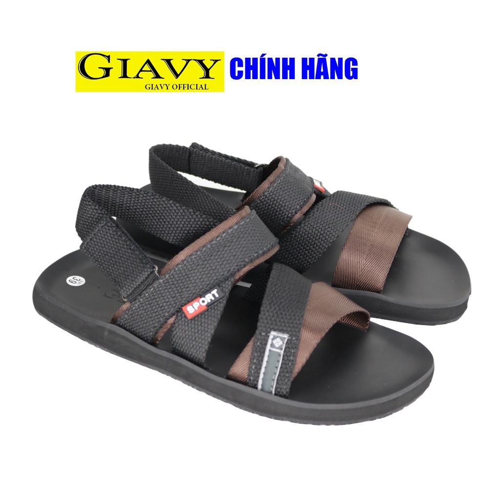 Giày sandal nam Gia Vy quai chéo đế cao su SL546