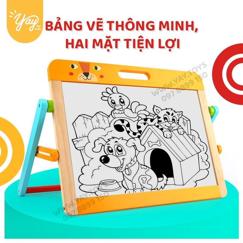 Bảng Vẽ Hai Mặt Thông Minh Cho Trẻ