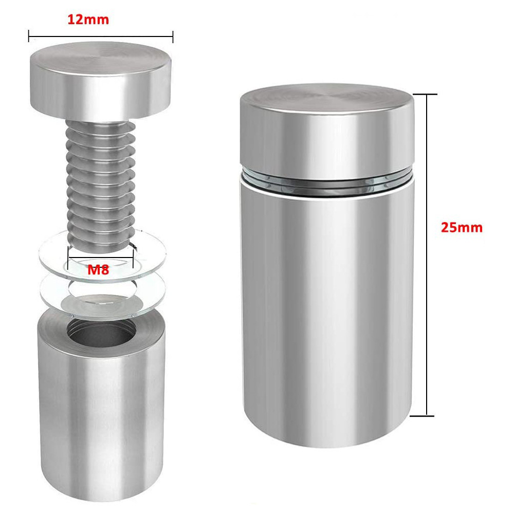Ốc chân kính, ỐC KIẾNG INOX, ỐC CHÂN KÍNH INOX, ỐC CHÂN KÍNH NHÀ TẮM, ỐC CHÂN GƯƠNG, ỐC CHÂN GƯƠNG INOX, ỐC NỐI CHÂN