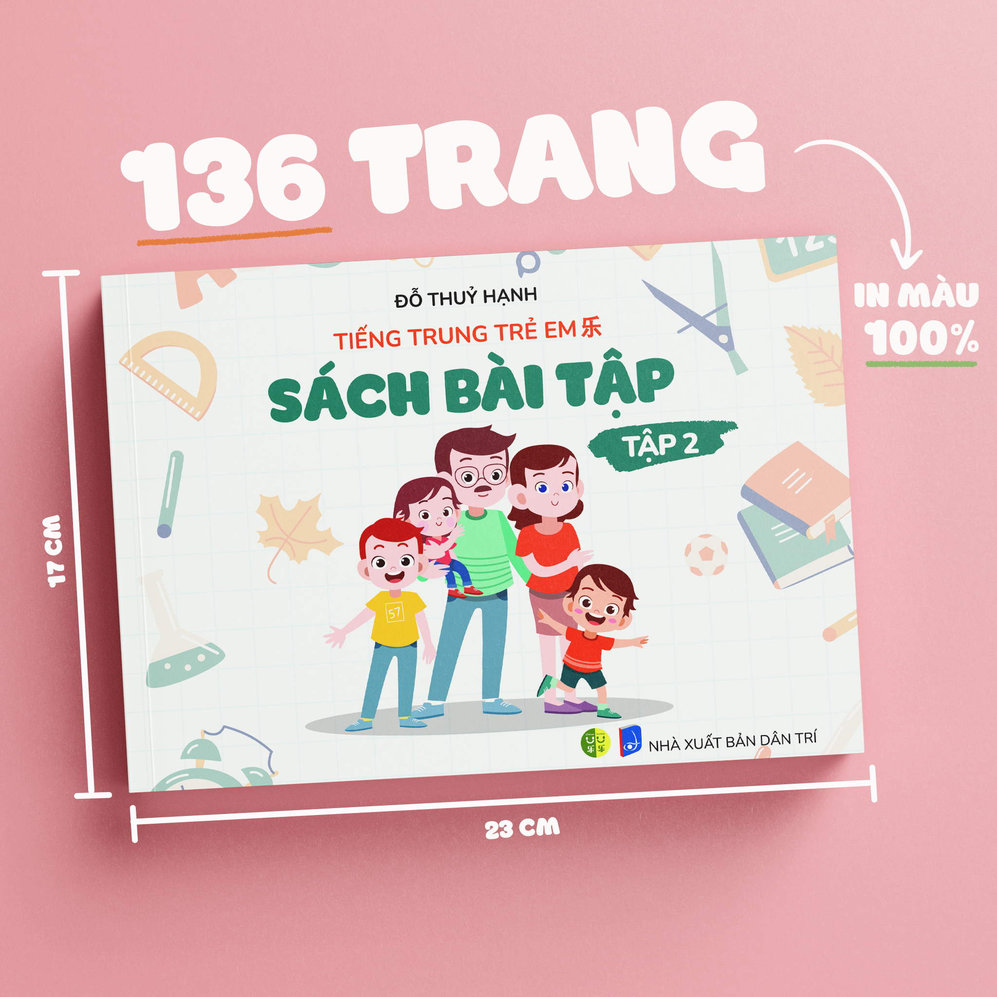 Combo 4 cuốn sách: Tiếng Trung trẻ em 乐 tập 2 - Tặng trò chơi giáo dục trực tuyến, Tặng khoá phát âm chuẩn tiếng Trung