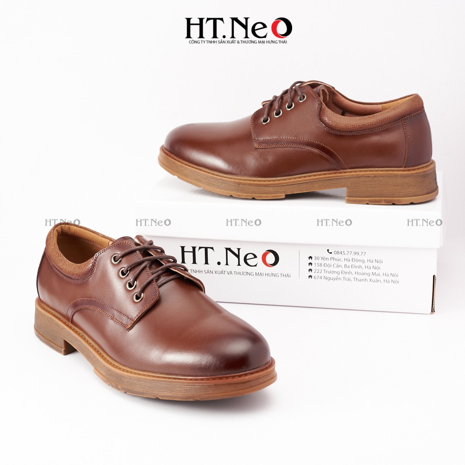 Giày buộc dây, giày d,r da bò cao cấp HT.NeO phong cách trẻ trung dn26