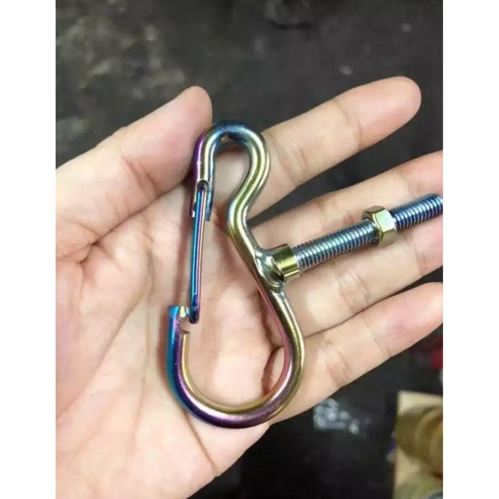 Bộ móc treo 7 màu có khóa siêu đẹp cho xe gắn máy