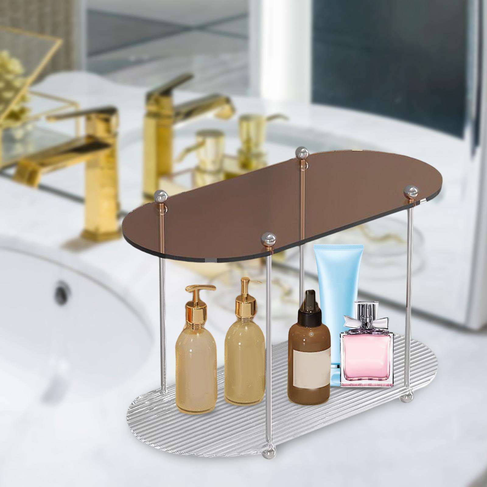 Bathroom Storage Rack Makeup Organizer Shower Caddy Shelf Kitchen Coutertop