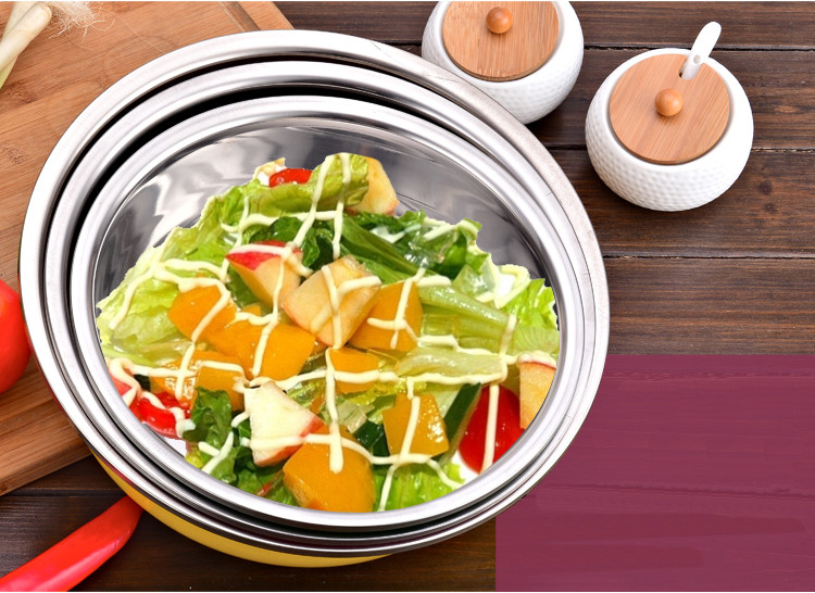 Bộ 3 bát inox nhiều kích cỡ khác nhau, Combo 3 bát inox tiện dụng