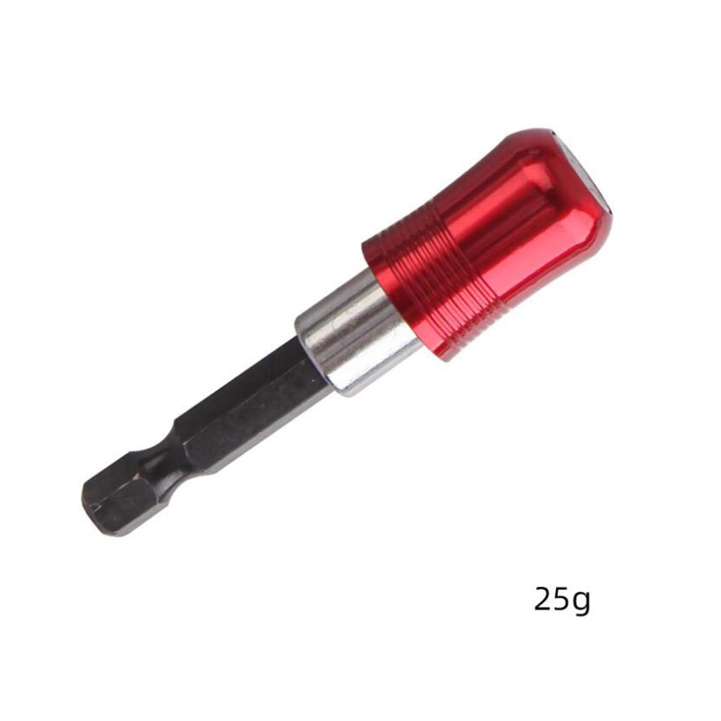 1/4" Hex Shank Quick Release Magnetic Holder Extension 3pcs Red