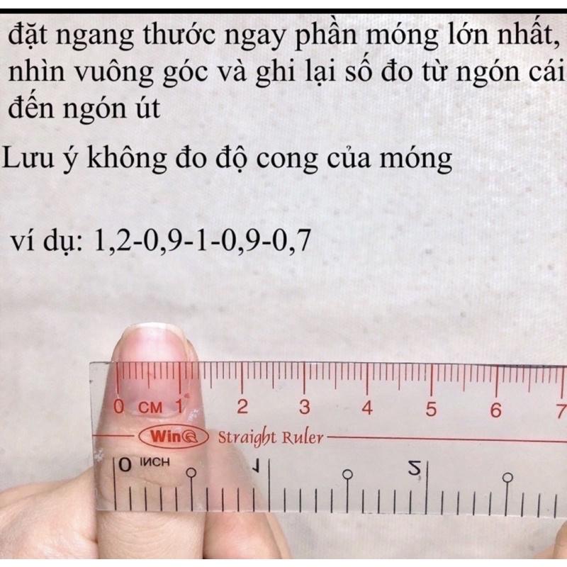 Móng tay giả, móng úp tặng kèm 3 món ( keo dán, keo và dũa