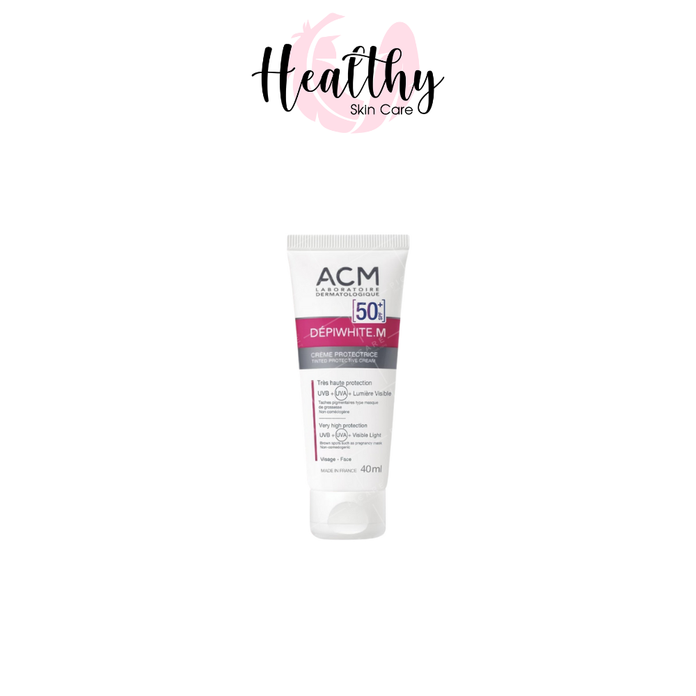 Kem Chống Nắng Giảm Nám &amp; Sạm Da ACM Depiwhite M Protective Cream SPF50+ 40ml