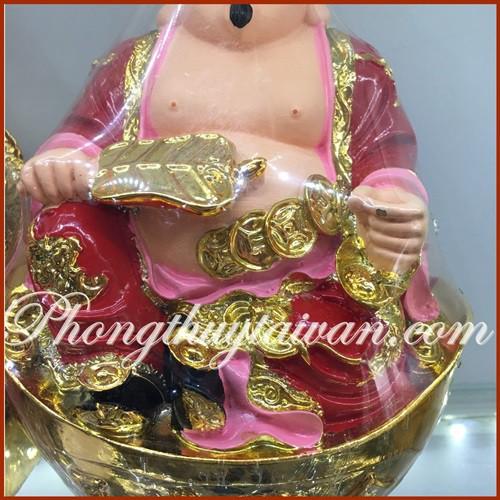 Thần tài Thổ địa Kim sa 15cm