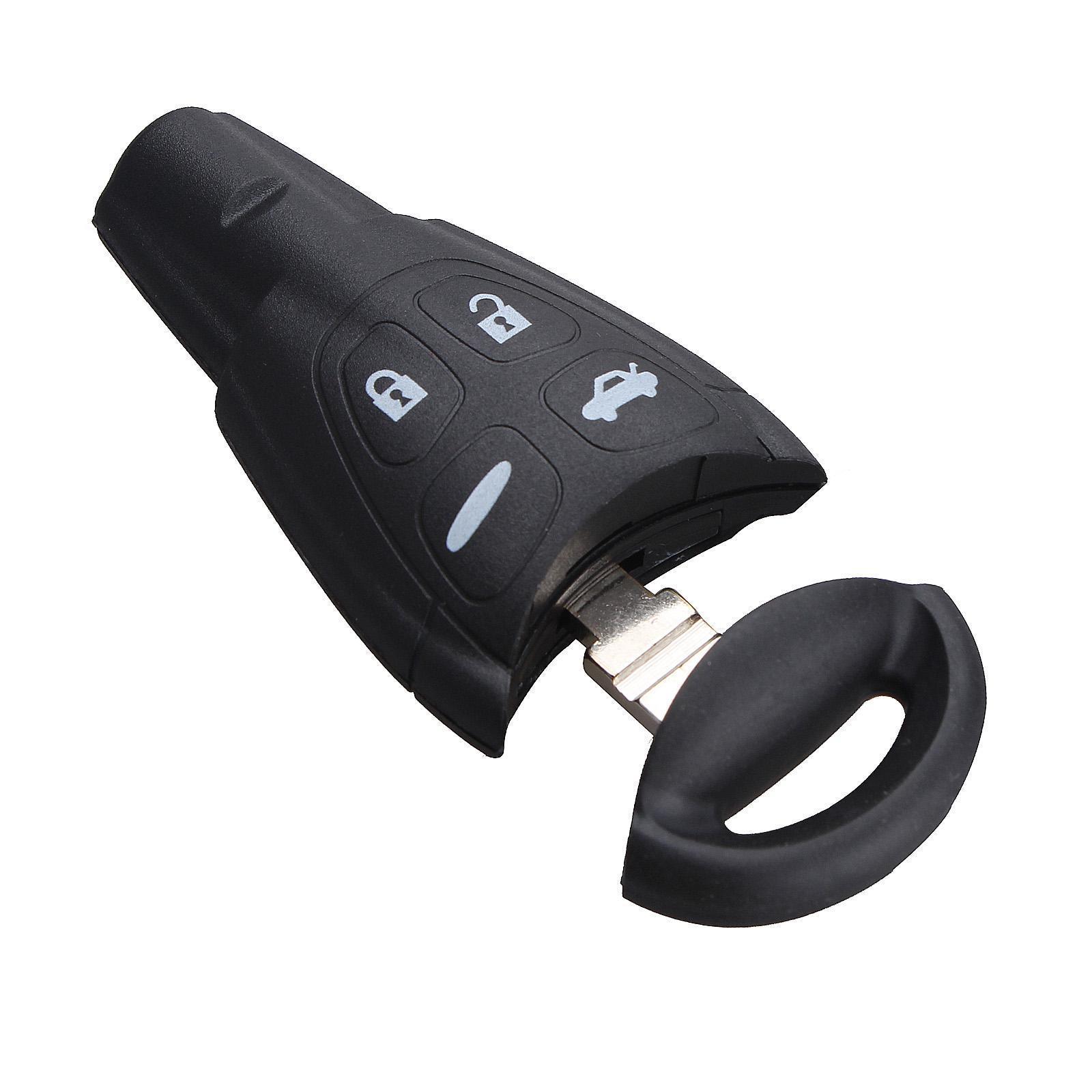 4 Button Pad Remote Key Fob uncut for 95 9-3 9-5