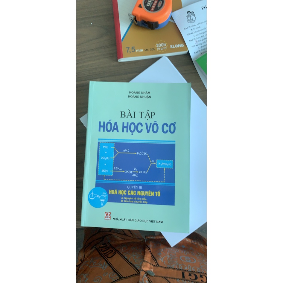 Sách - Bài tập hóa học vô cơ - quyển 3