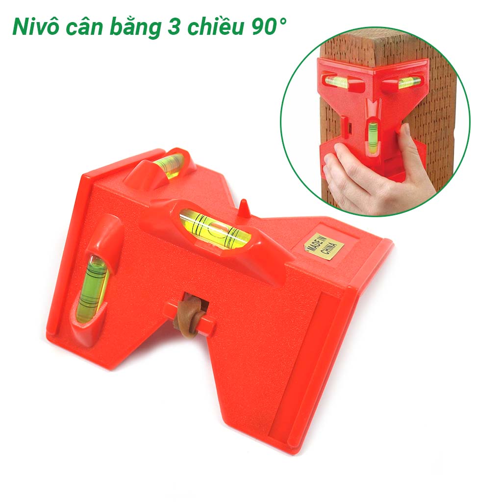 Nivo cân bằng 3 chiều 90°