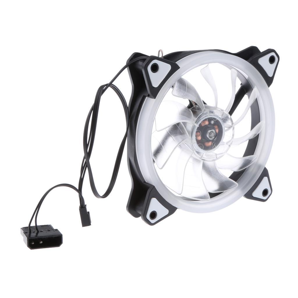 120mm Colors LED  Light 3Pin/4Pin PC Computer Fan Case Cooling Fan