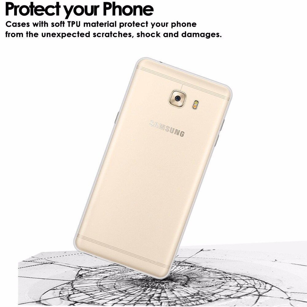 Ốp lưng dẻo cho Samsung Galaxy C9 Pro hiệu Ultra Thin mỏng 0.6mm chống trầy - Hàng chính hãng