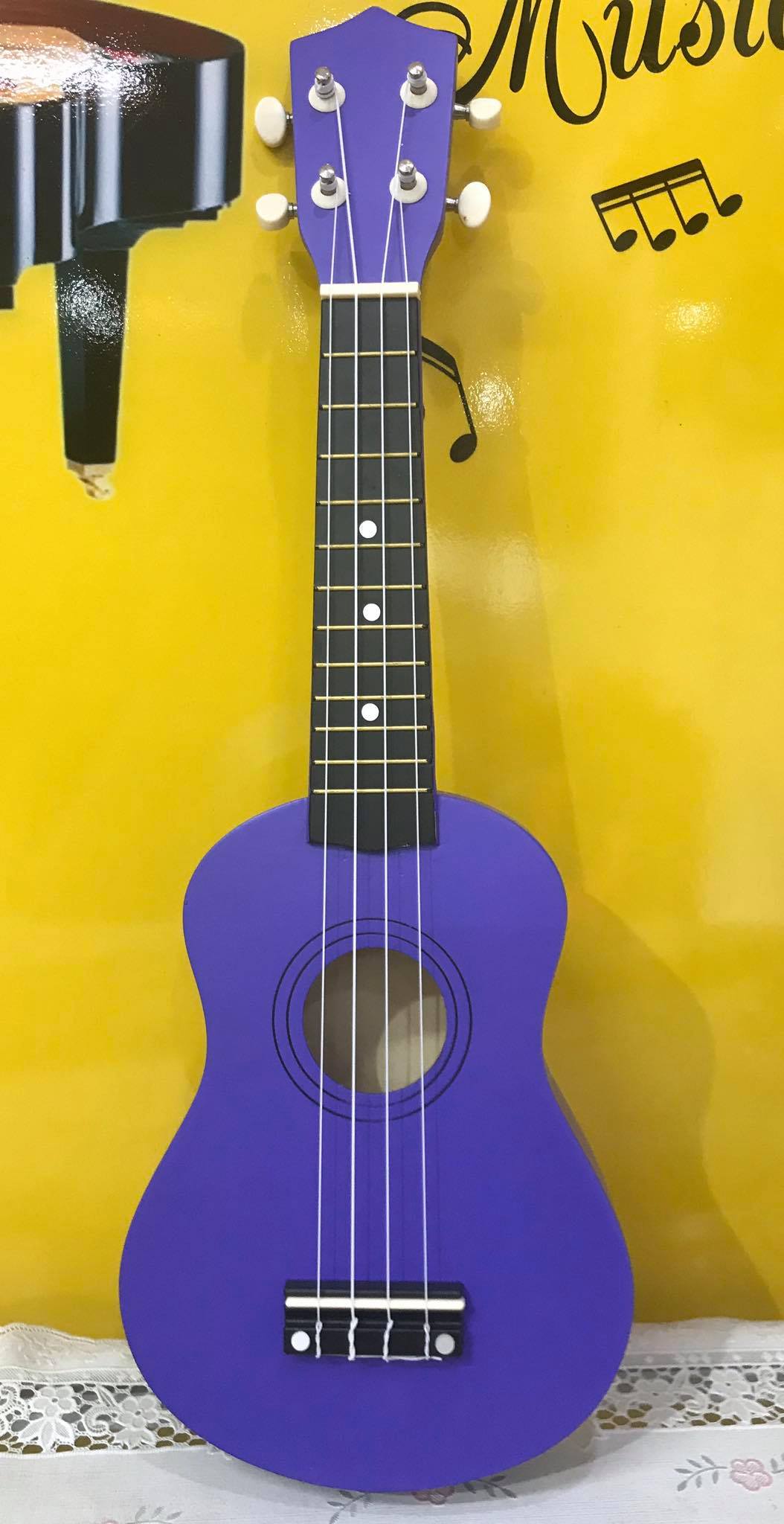 Đàn Ukulele Soprano MK2, màu tím, kèm dây, móng