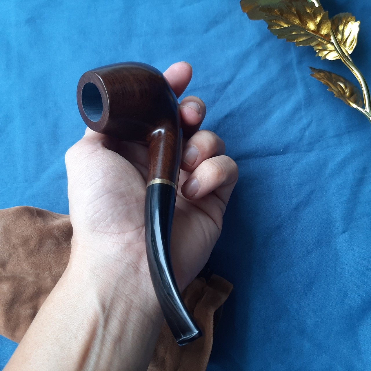Tẩu thuốc gỗ mun cao cấp sang trọng