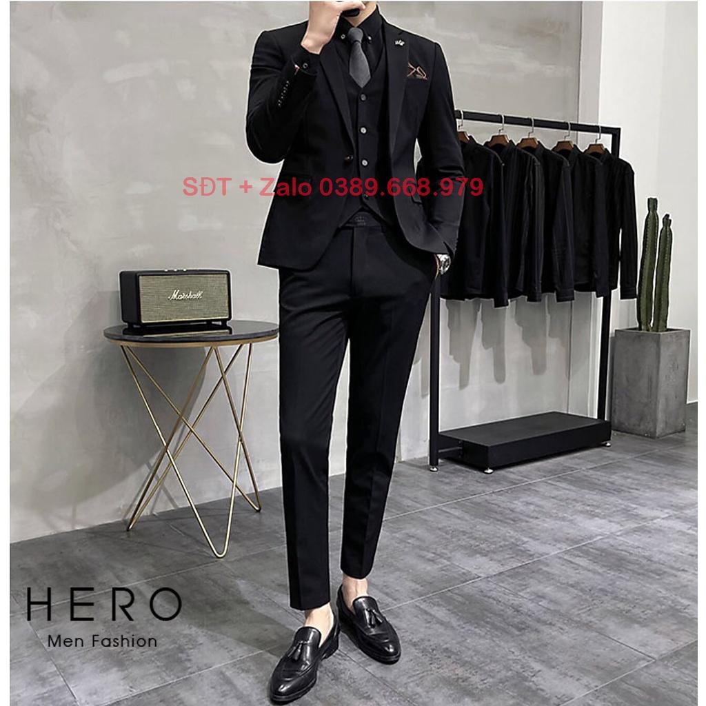 Áo vest nam đen form rộng 2 lớp cáo cấp kiểu dáng Classic Hàn Quốc - Áo vest,  blazer nữ | ThờiTrangNữ.vn