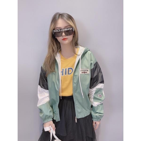 Áo Khoác Dù Xuất 2 Lớp_Phom Rộng_Hình in_Áo Khoác Unisex Form Rộng Nam/Nữ Ok