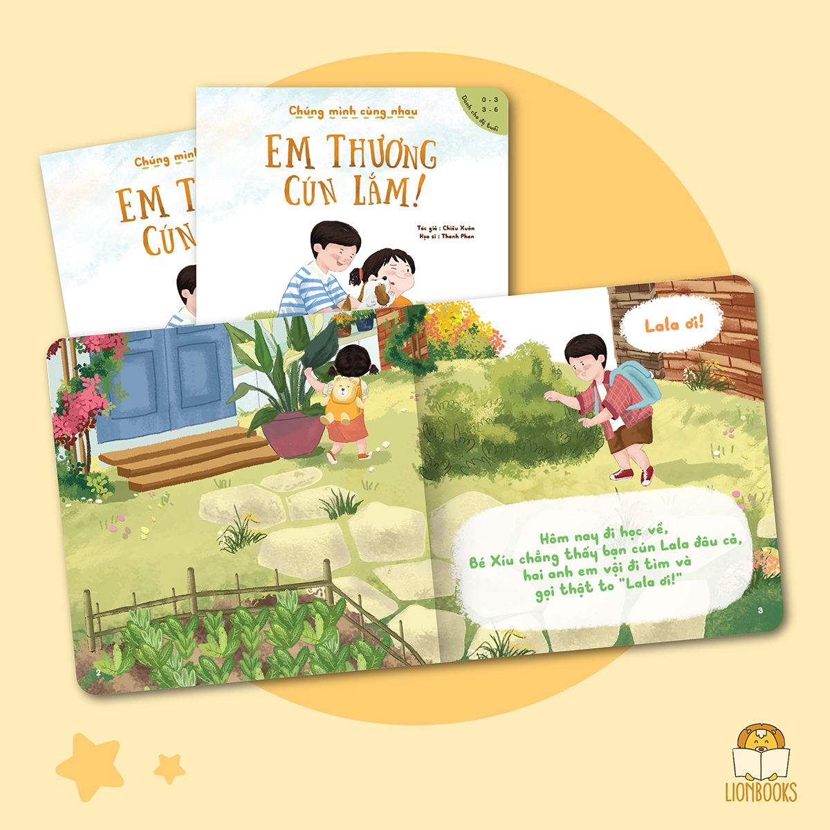 Set 3 cuốn Chúng Mình Cùng Nhau - Sách Cho Bé 0-3 4-6 Tuổi Gắn Kết Tình Cảm Gia Đình