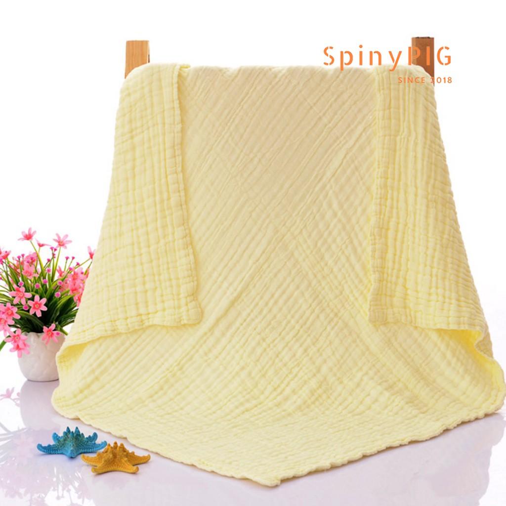 Khăn xô tắm cho bé 6 lớp 110x110cm 100% cotton đa năng siêu mềm & siêu thấm 5 màu