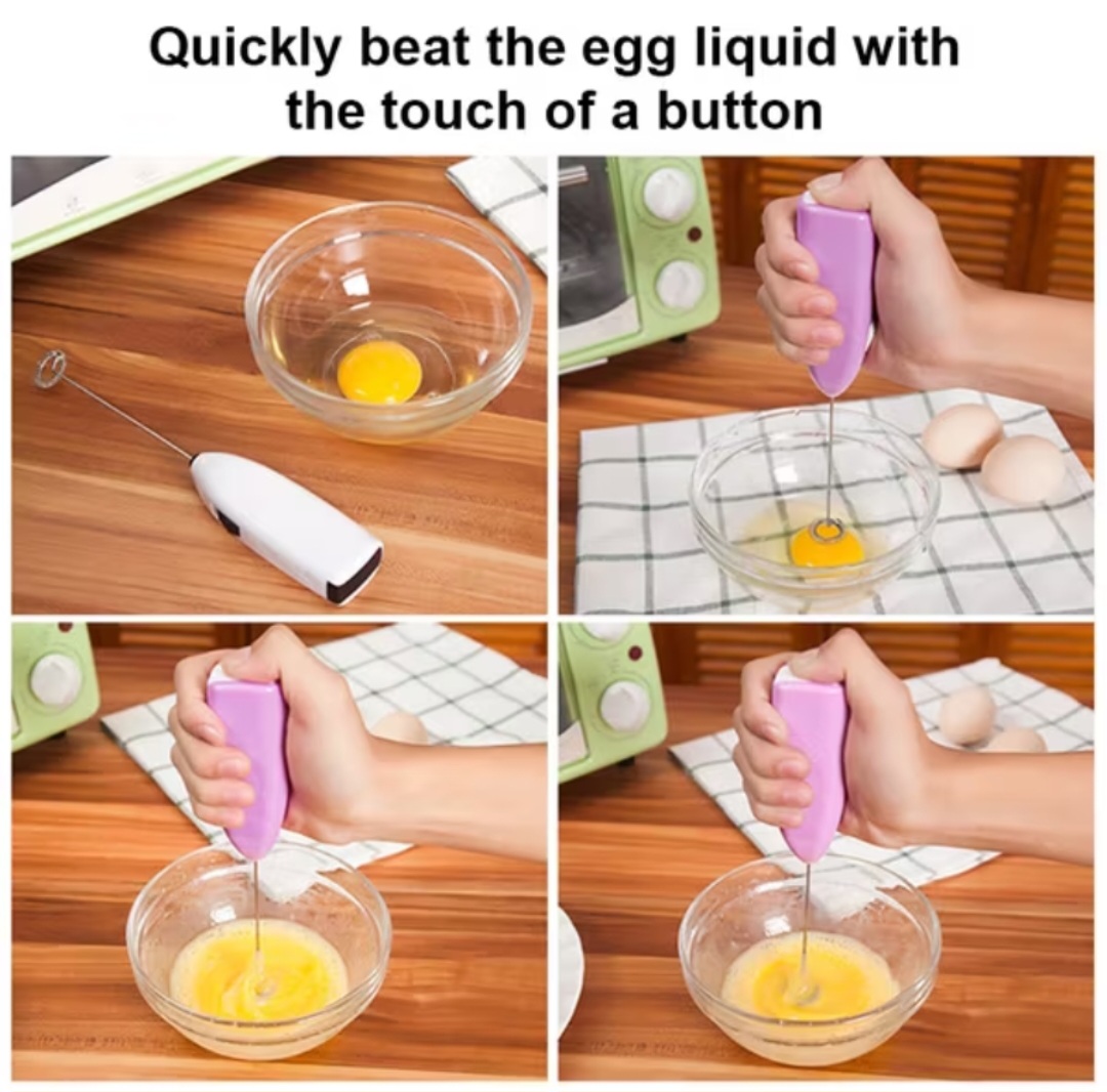 MÁY ĐÁNH TRỨNG TẠO BỌT CÀ PHÊ MINI PIN HÀNG CHUẨN